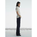 Jean Droit Taille Haute Rinse Wash - Open Blue