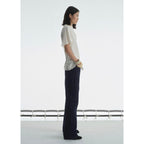 Vaqueros Rectos de Talle Alto Rinse Wash - Open Blue