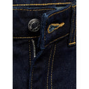 Jean Droit Taille Haute Rinse Wash - Open Blue