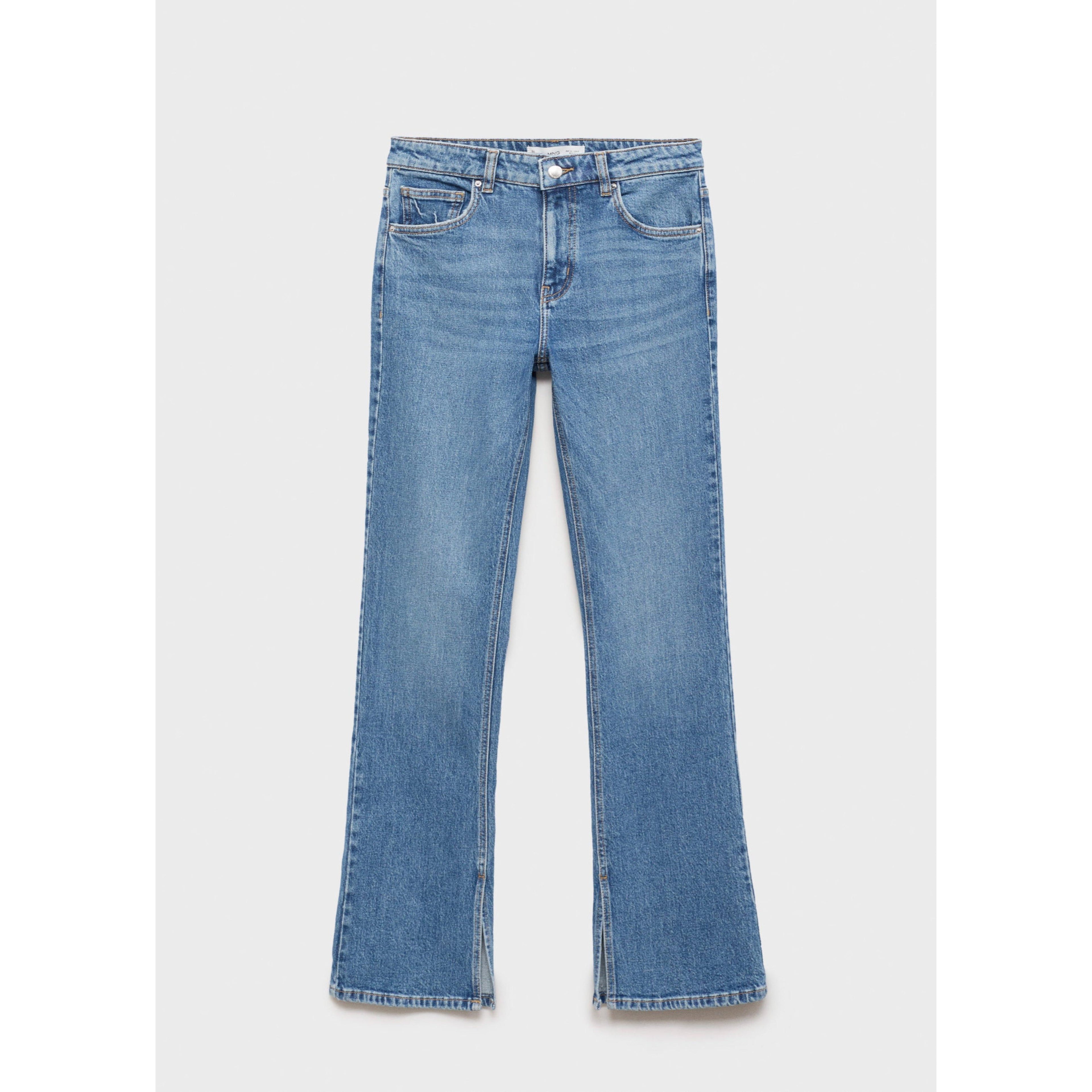Jean Droit Taille Normale Ouvertures - Medium Blue