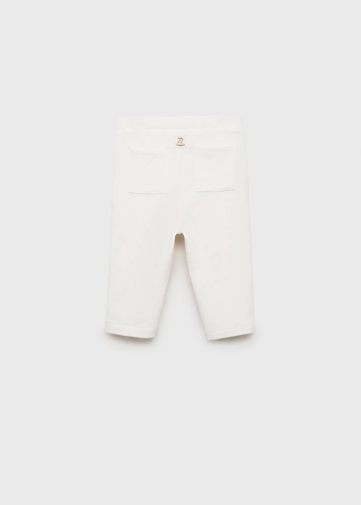 Pantalon Lin Rayures Contrastées