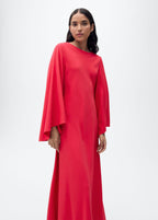 Robe Longue Manches Cloche