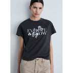 T-Shirt Ilustra - Charcoal