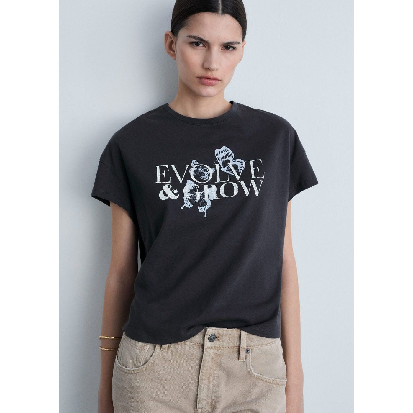 T-Shirt Ilustra - Charcoal