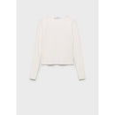 Pull Ajusté Maille Fine - Ecru