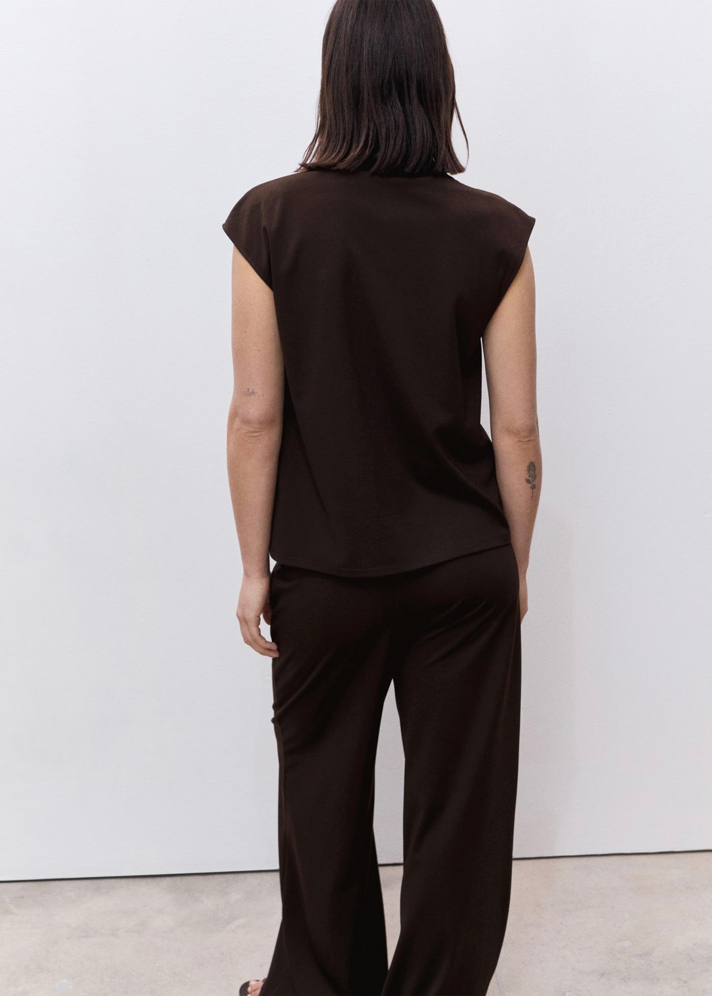 T-Shirt De Grossesse À Col Drapé