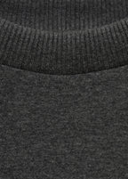 Short-Sleeve Cotton Blend T-Shirt - Dark Heather Grey