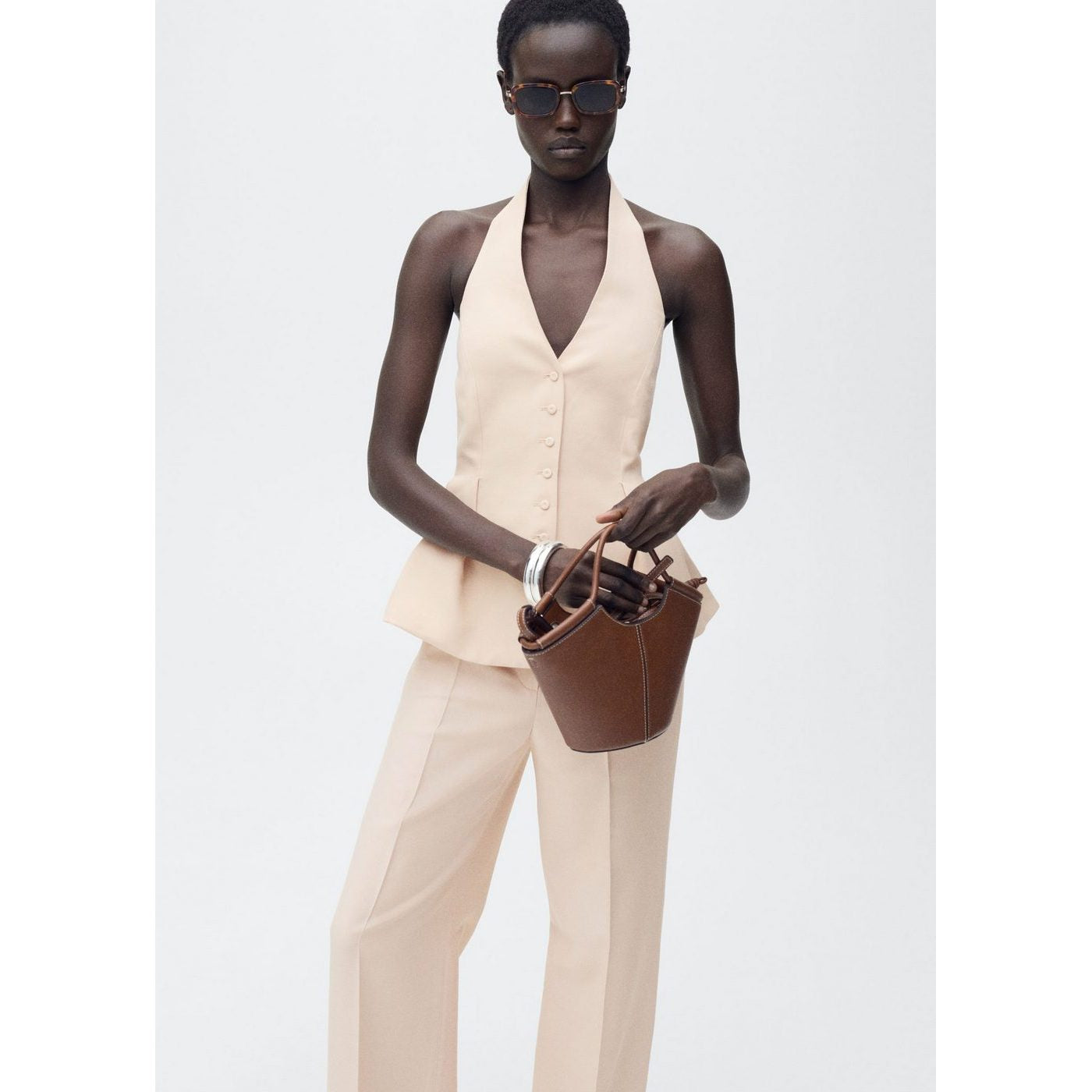 Pantalon Miso - Nude
