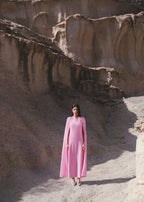 Robe Longue Cape Évasée