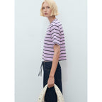 T-Shirt Moca - Violet Clair/Pastel
