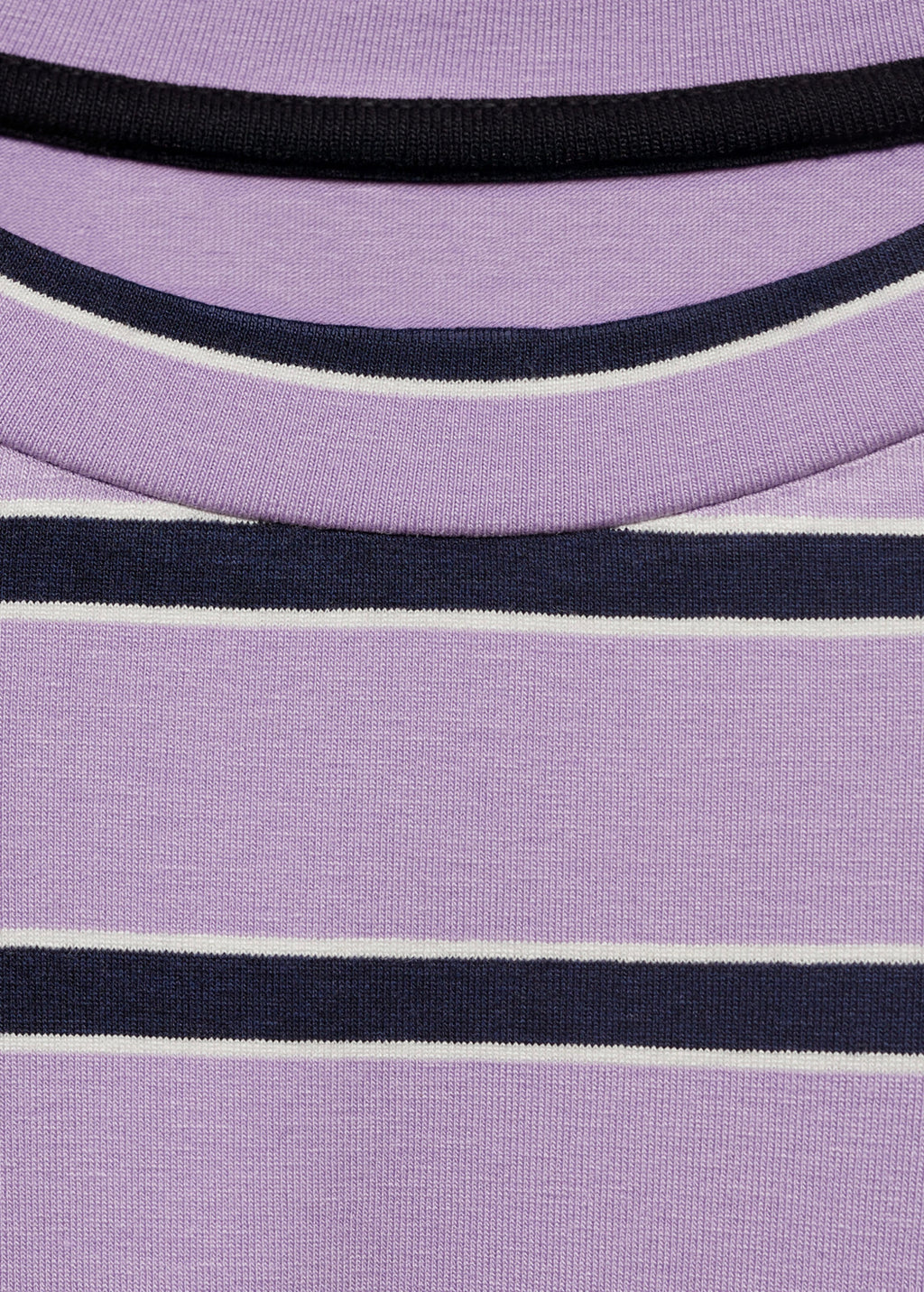 T-Shirt Oversize Rayures - Light/Pastel Purple