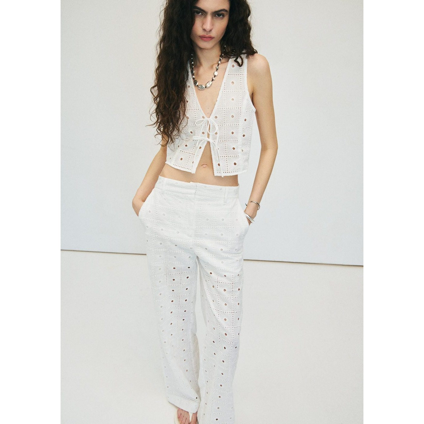Pantalon Fado - White
