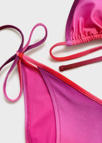 Bas De Bikini Dégradé Finition Brillante