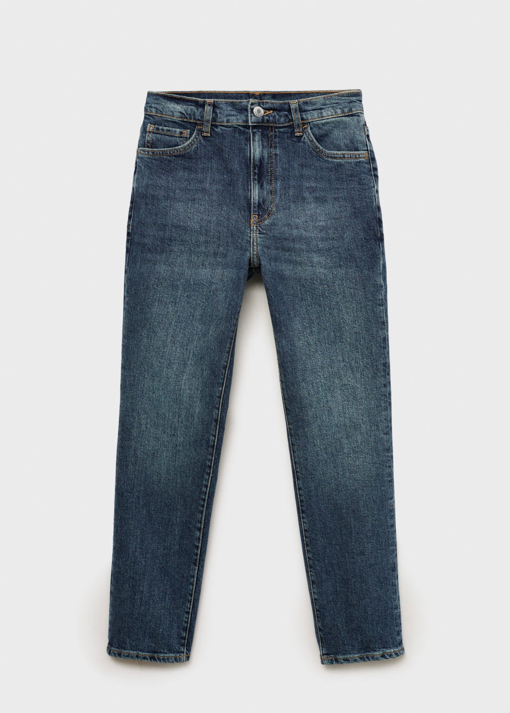 Claudia Slim Crop Jeans - Dark Blue
