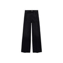 Jean Wideleg Taille Haute - Black Denim