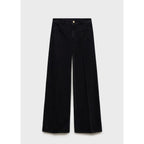 Jean Wideleg con Bolsillos - Black Denim