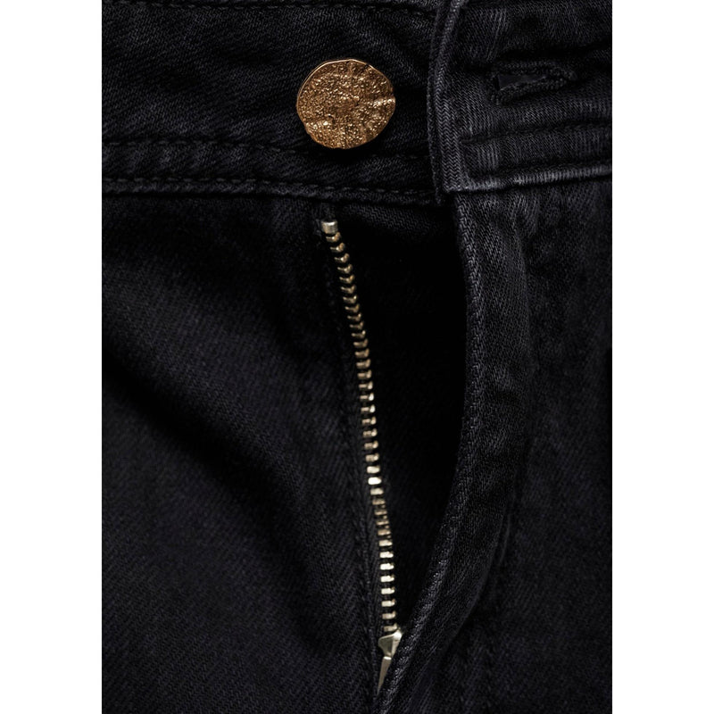 Jean Wideleg Poches - Black Denim