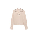 Pull Revers Contrastés Liserés - Light/Pastel Grey