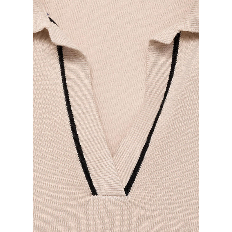 Pull Revers Contrastés Liserés - Light/Pastel Grey