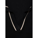 Pull Revers Contrastés Liserés - Black