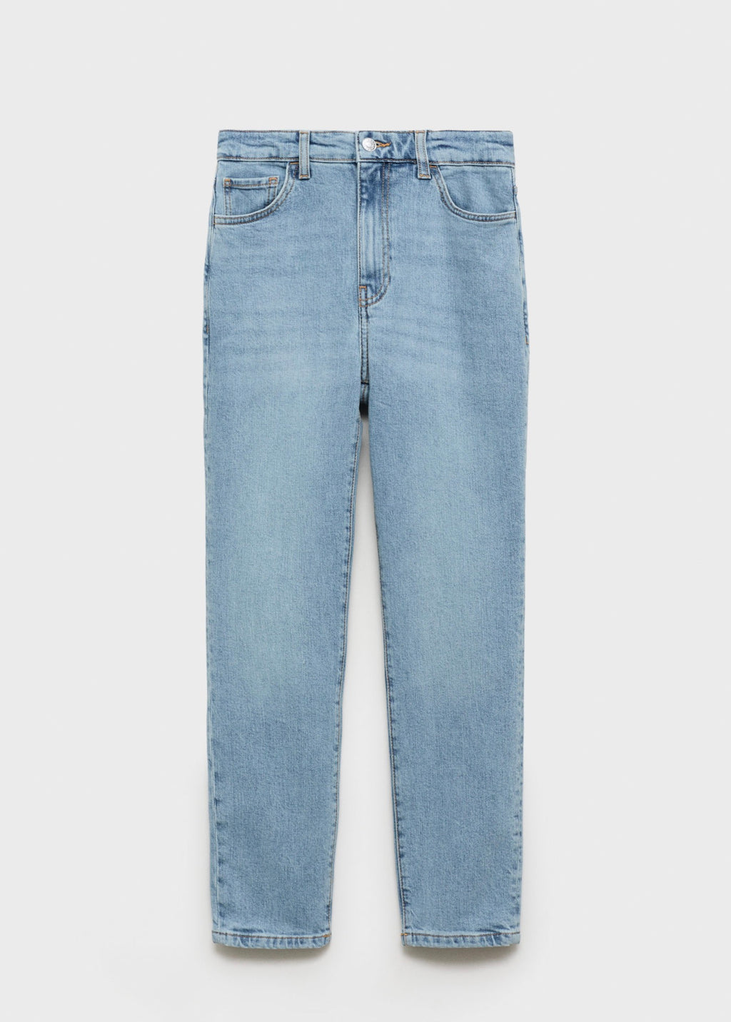 Jean Claudia Slim Crop - Medium Blue