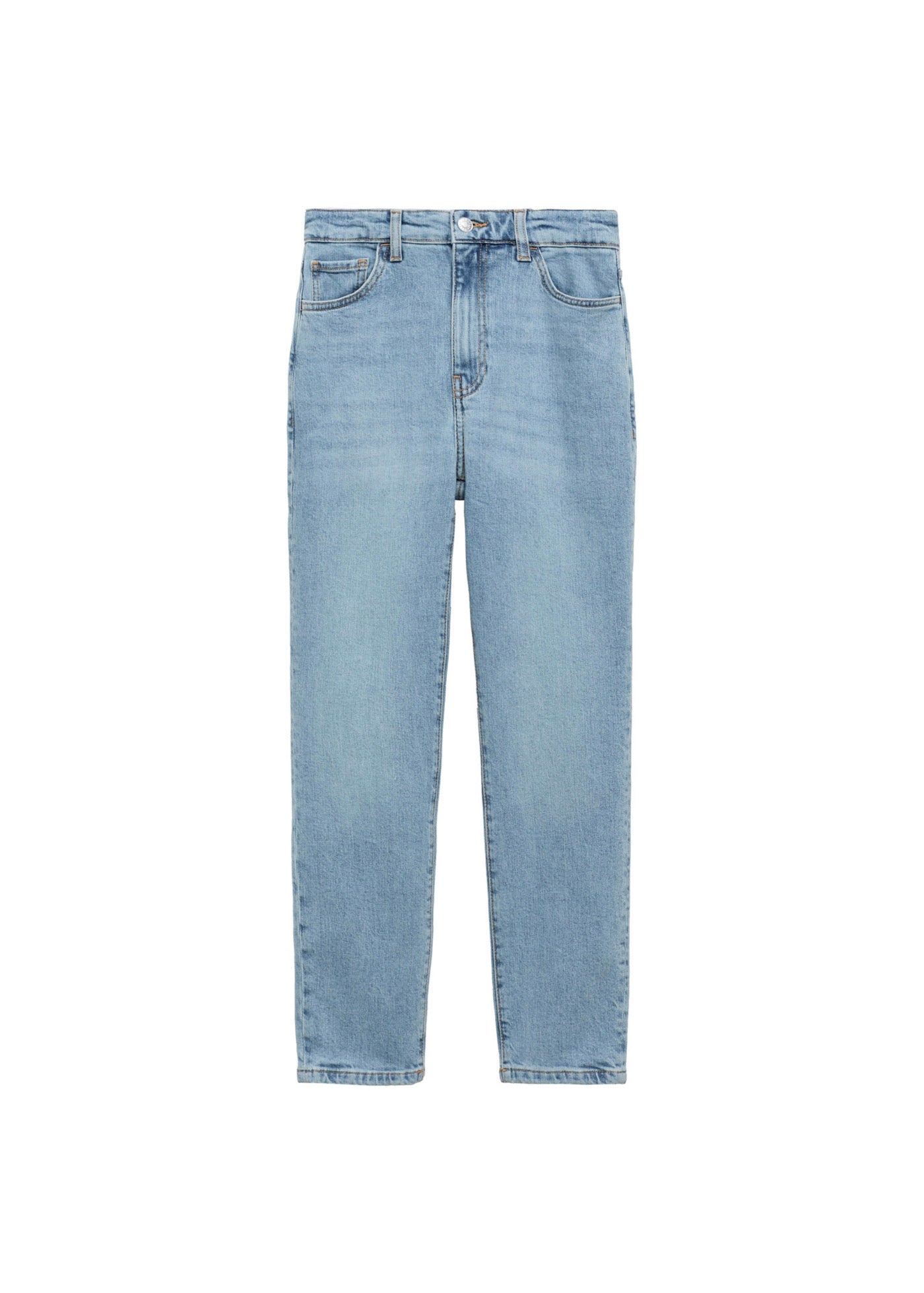 Jean Claudia Slim Crop - Medium Blue