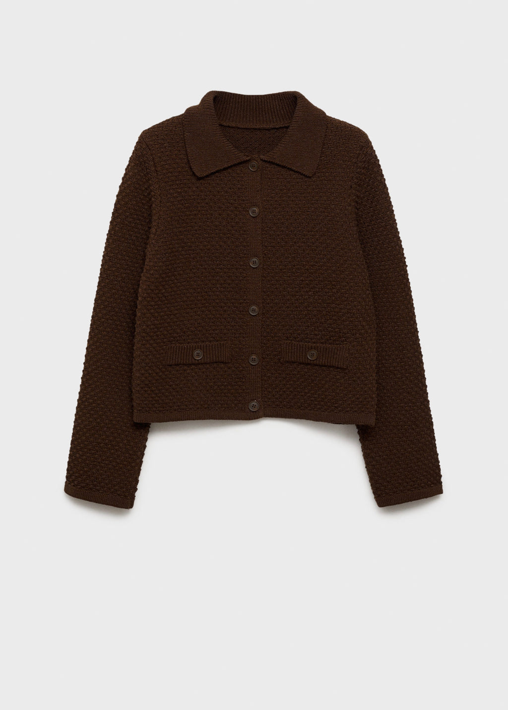 Veste Maille Col Polo