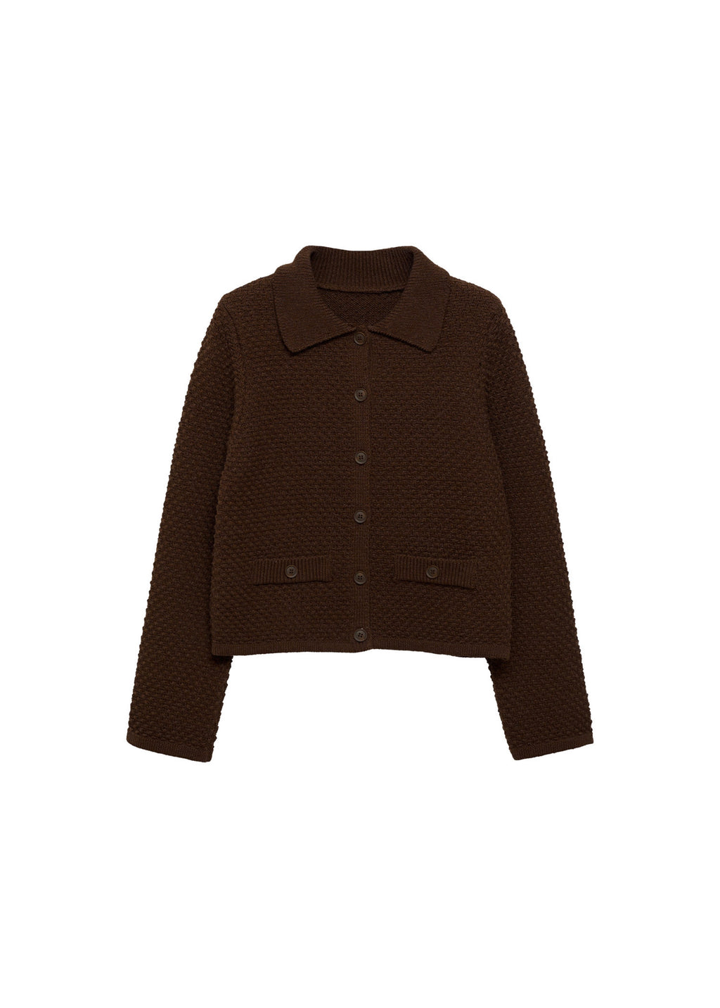 Veste Maille Col Polo