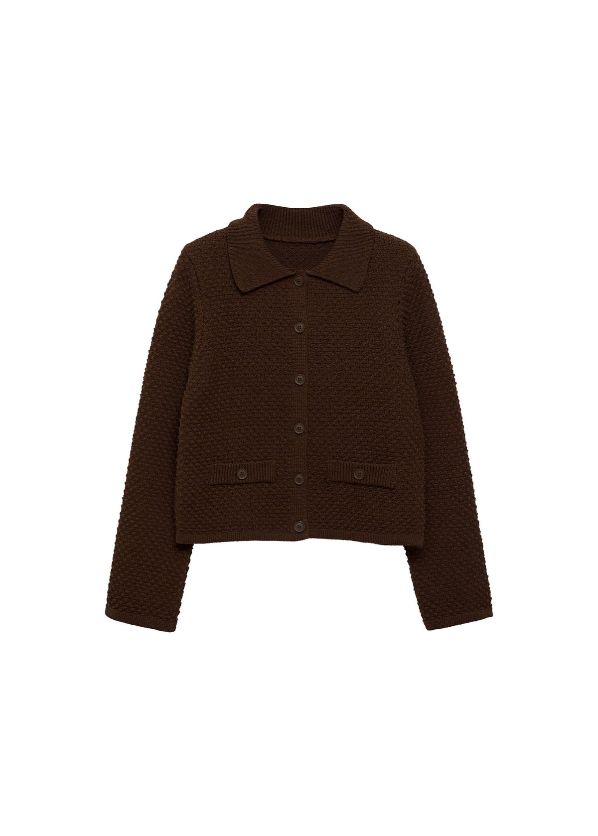 Veste Maille Col Polo