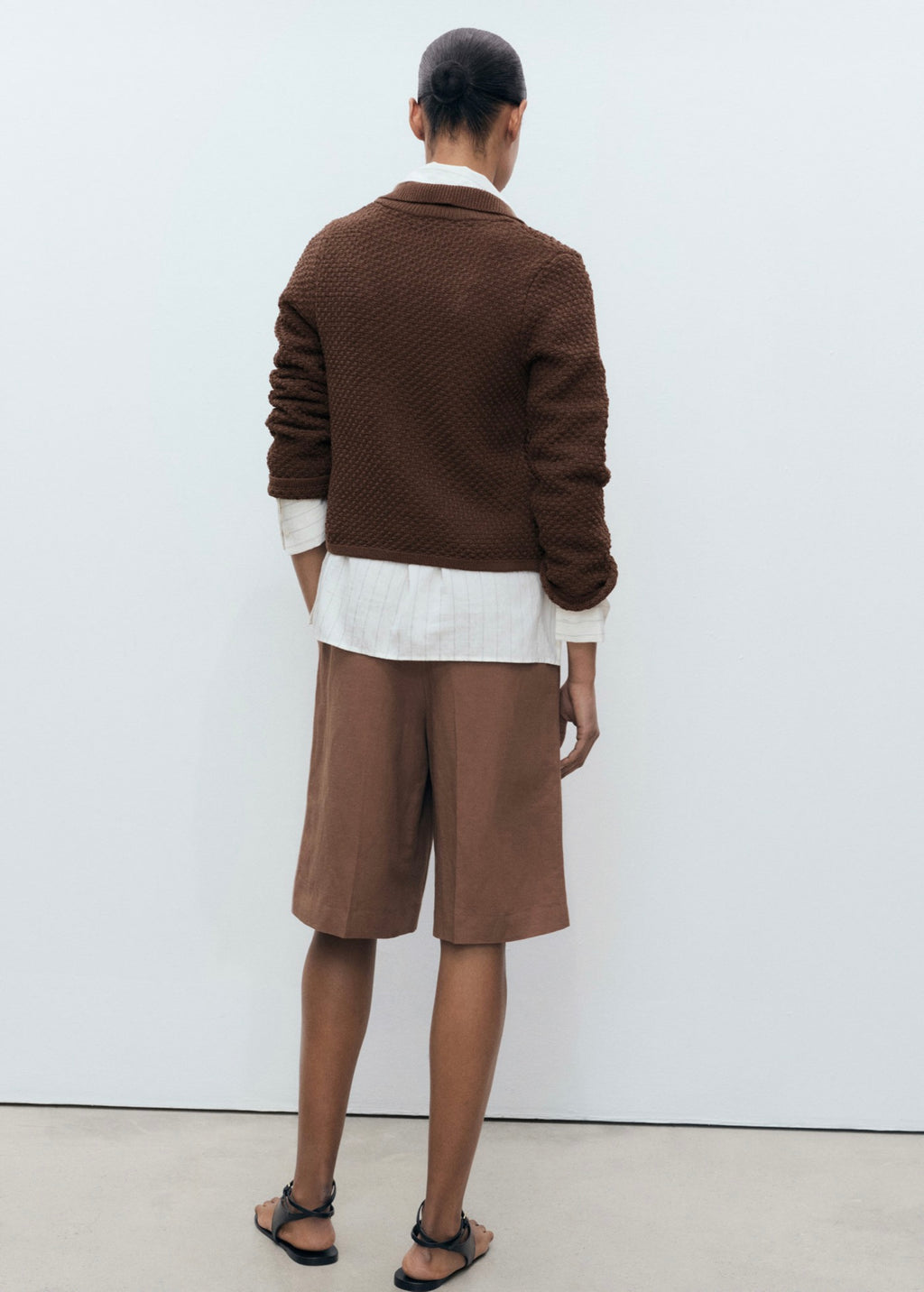 Veste Maille Col Polo
