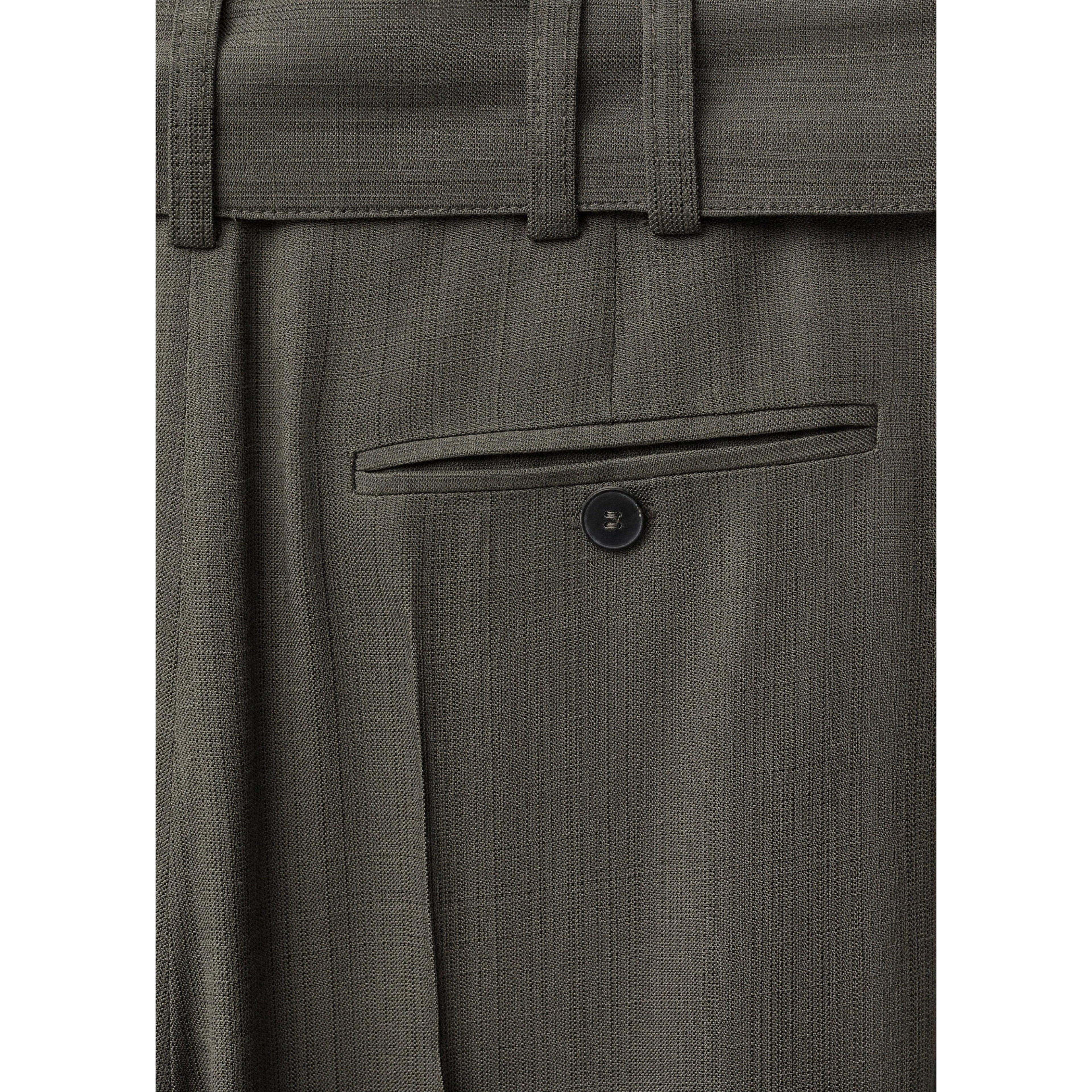 Pantalon Costume Pinces Ceinture - Khaki