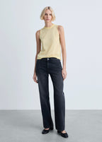 Top Maille Sans Manches