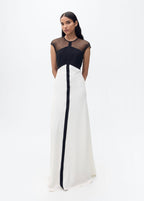 Robe Bicolore À Empiècements