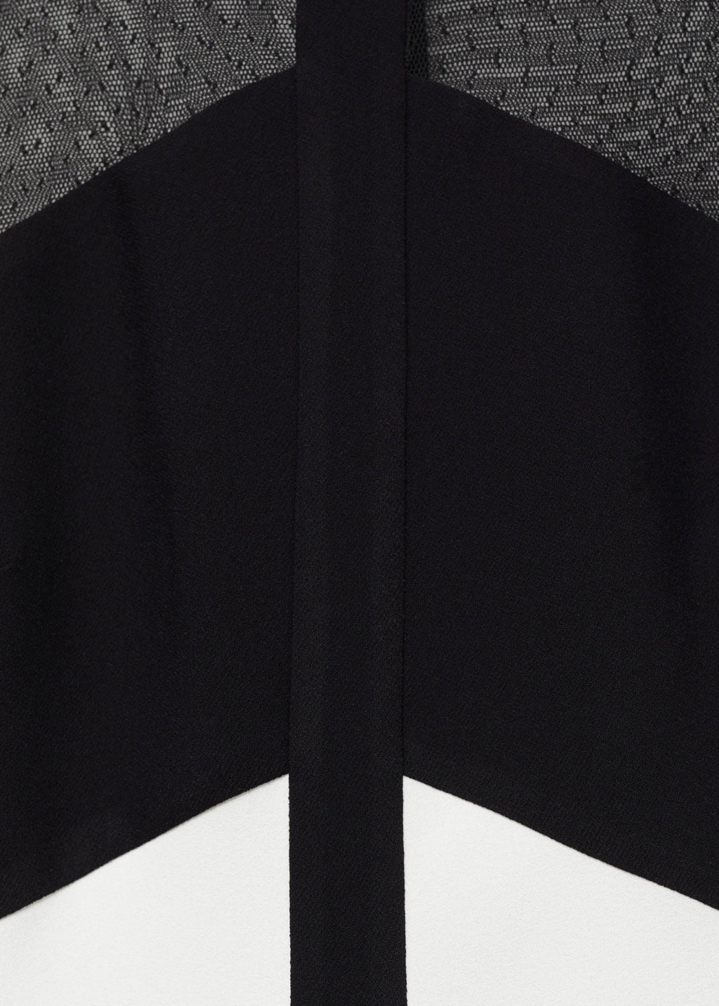 Robe Bicolore À Empiècements