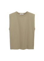T-Shirt Coton Manches Courtes - Khaki