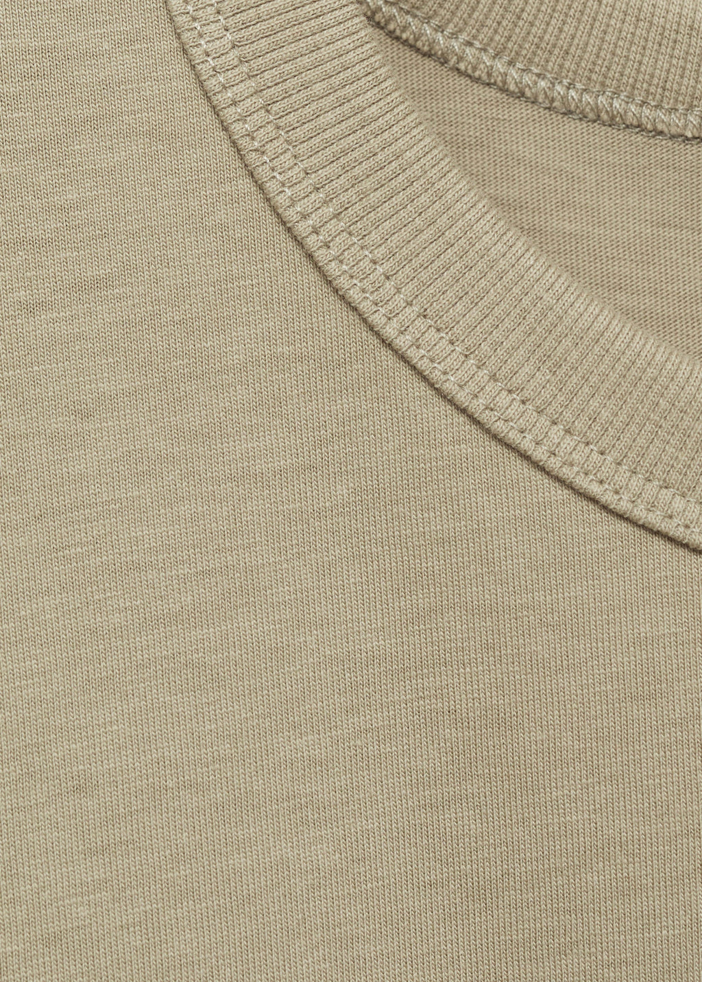 T-Shirt Coton Manches Courtes - Khaki