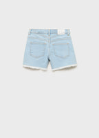 Short Patri Azul Claro - Niña