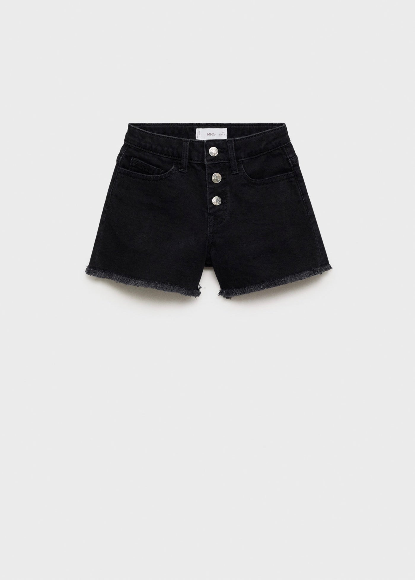 Short Patri Denim Negro - Niña
