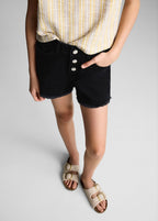 Short Patri Denim Negro - Niña