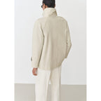 Trench Corto con Doble Botonadura