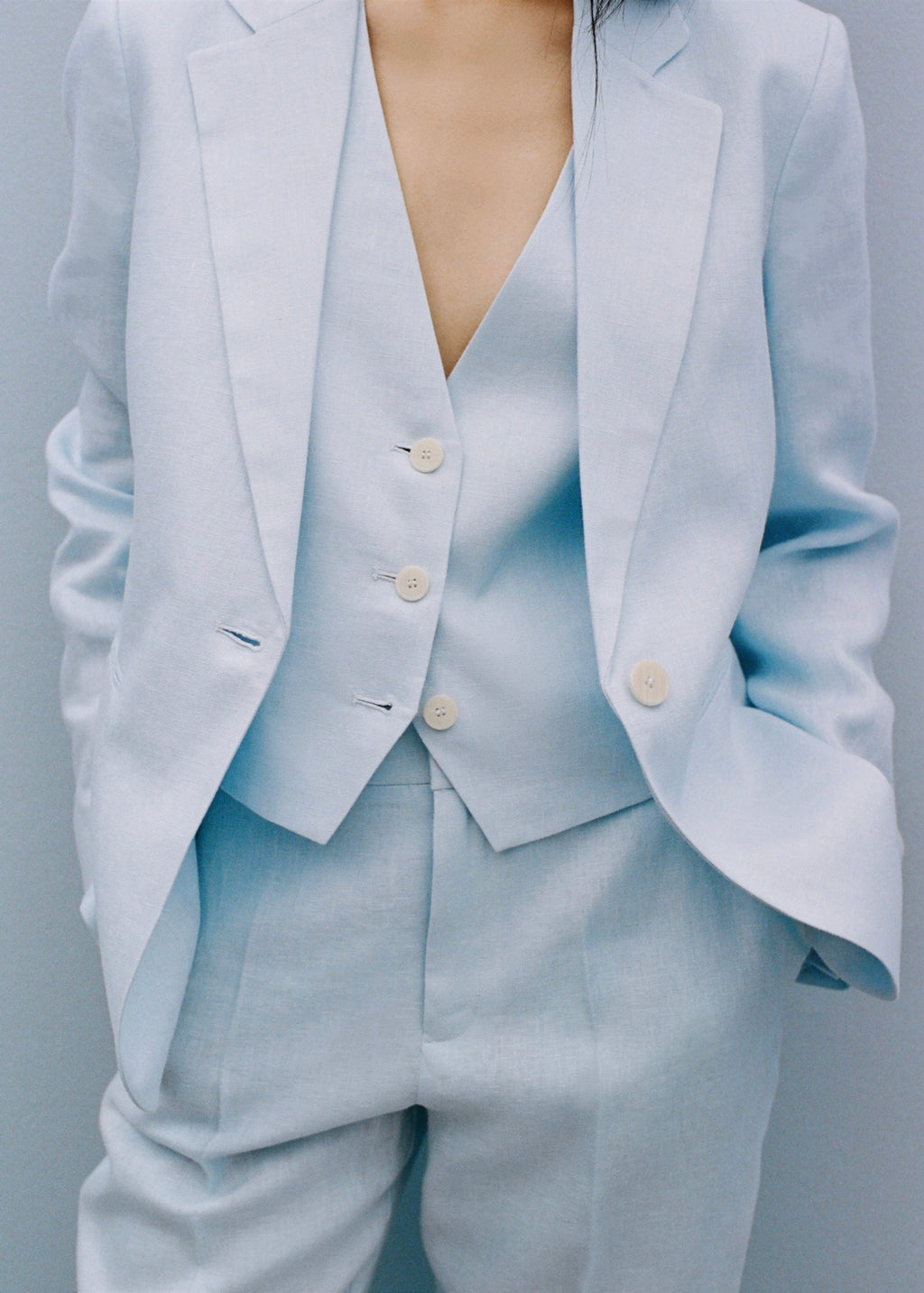 Gilet Costume Lin