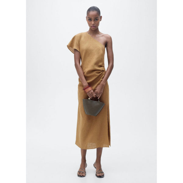 Robe Lin Asymétrique