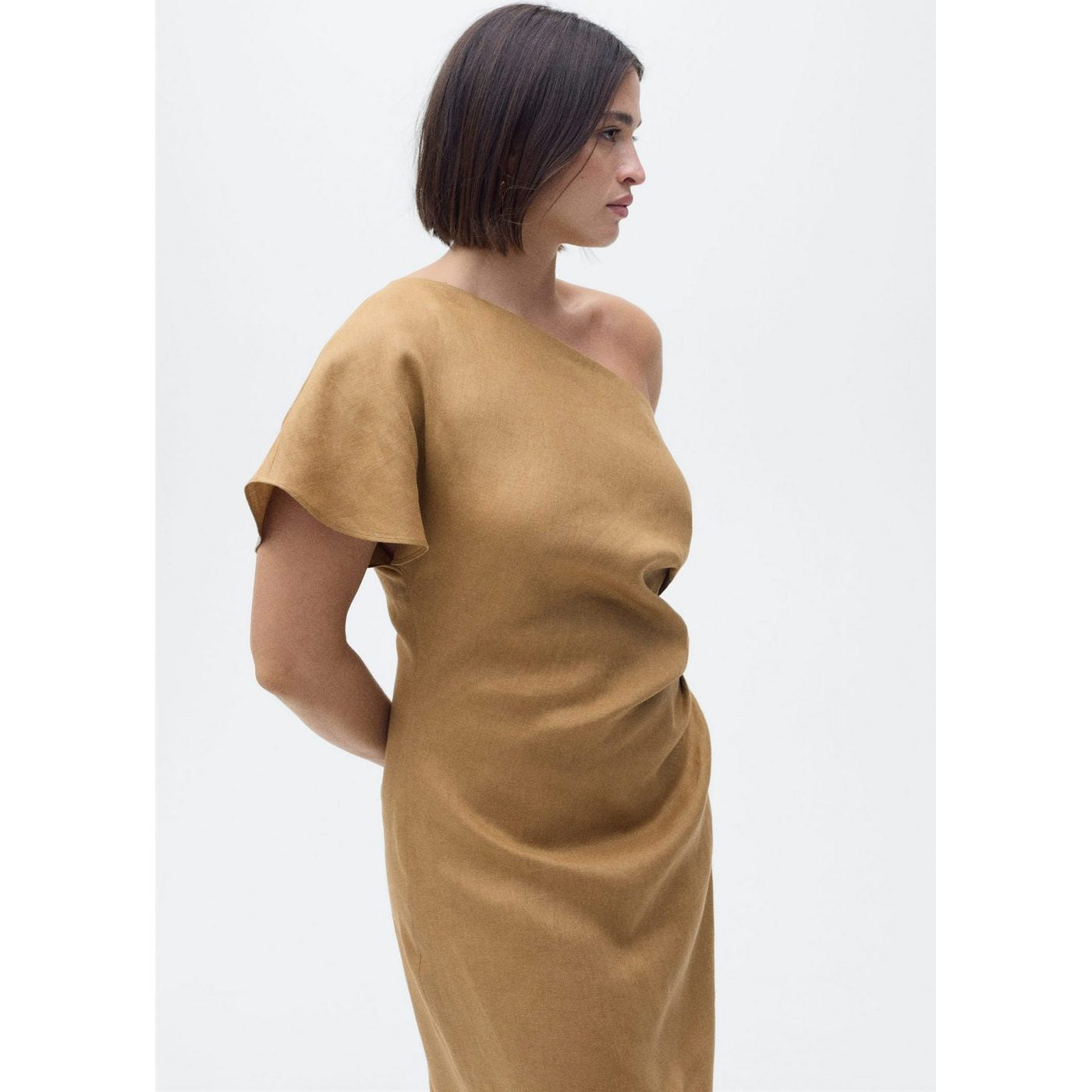 Rachel Dress - Medium Brown