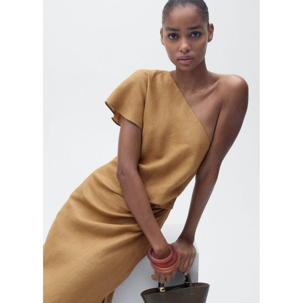 Rachel Dress - Medium Brown