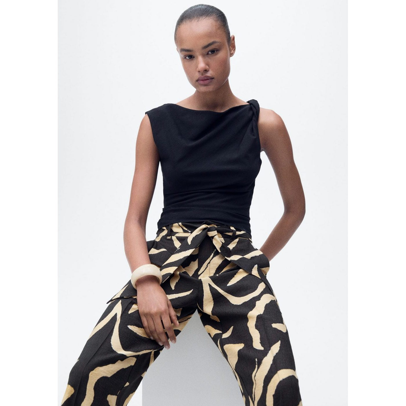 Pantalon Plumas - Black