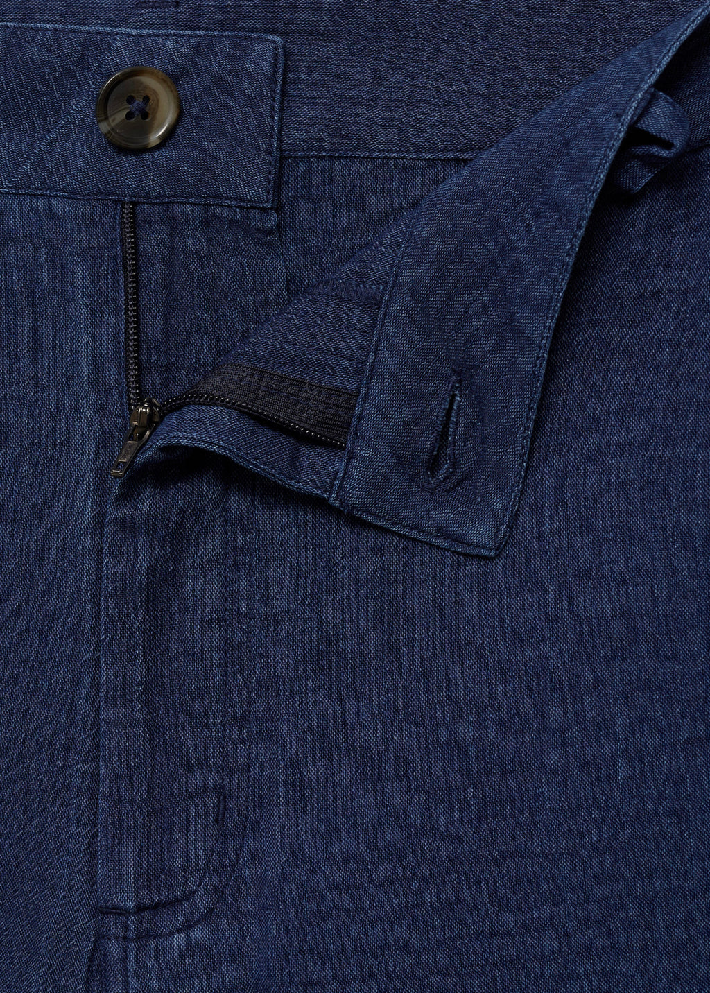Pantalon Denim Fluide Taille Haute - Night Blue