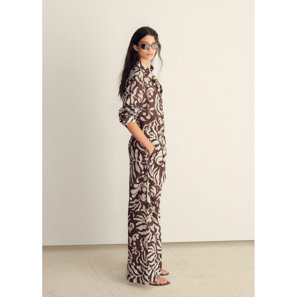Pantalon Imprimé Coton