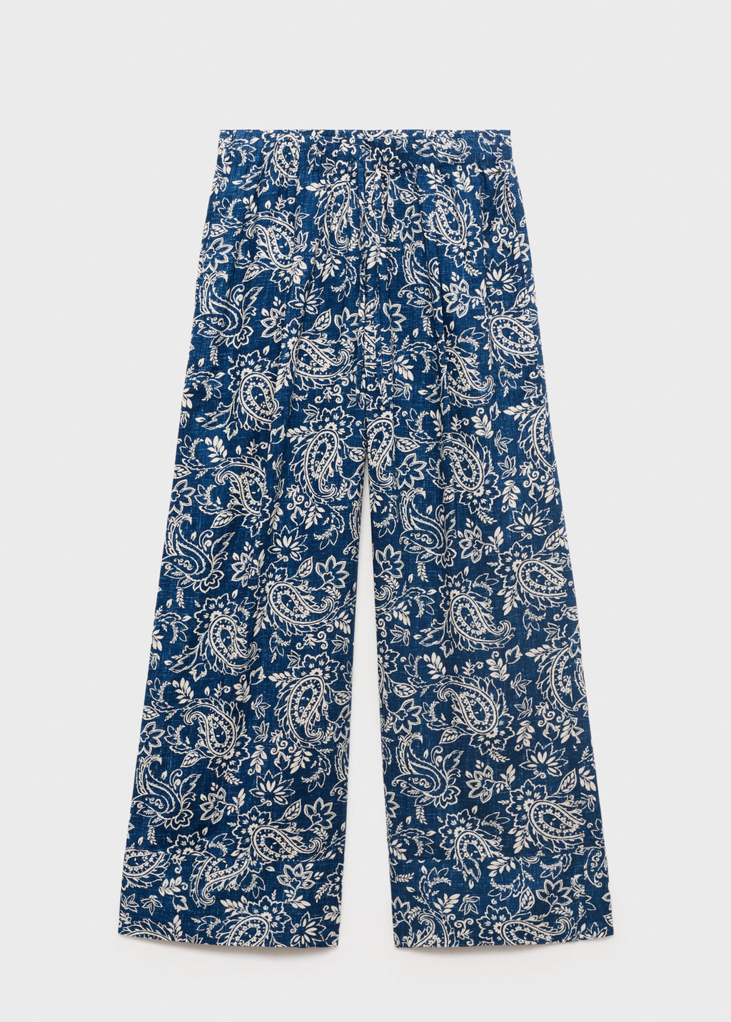 Pantalon Imprimé Coton - Blue