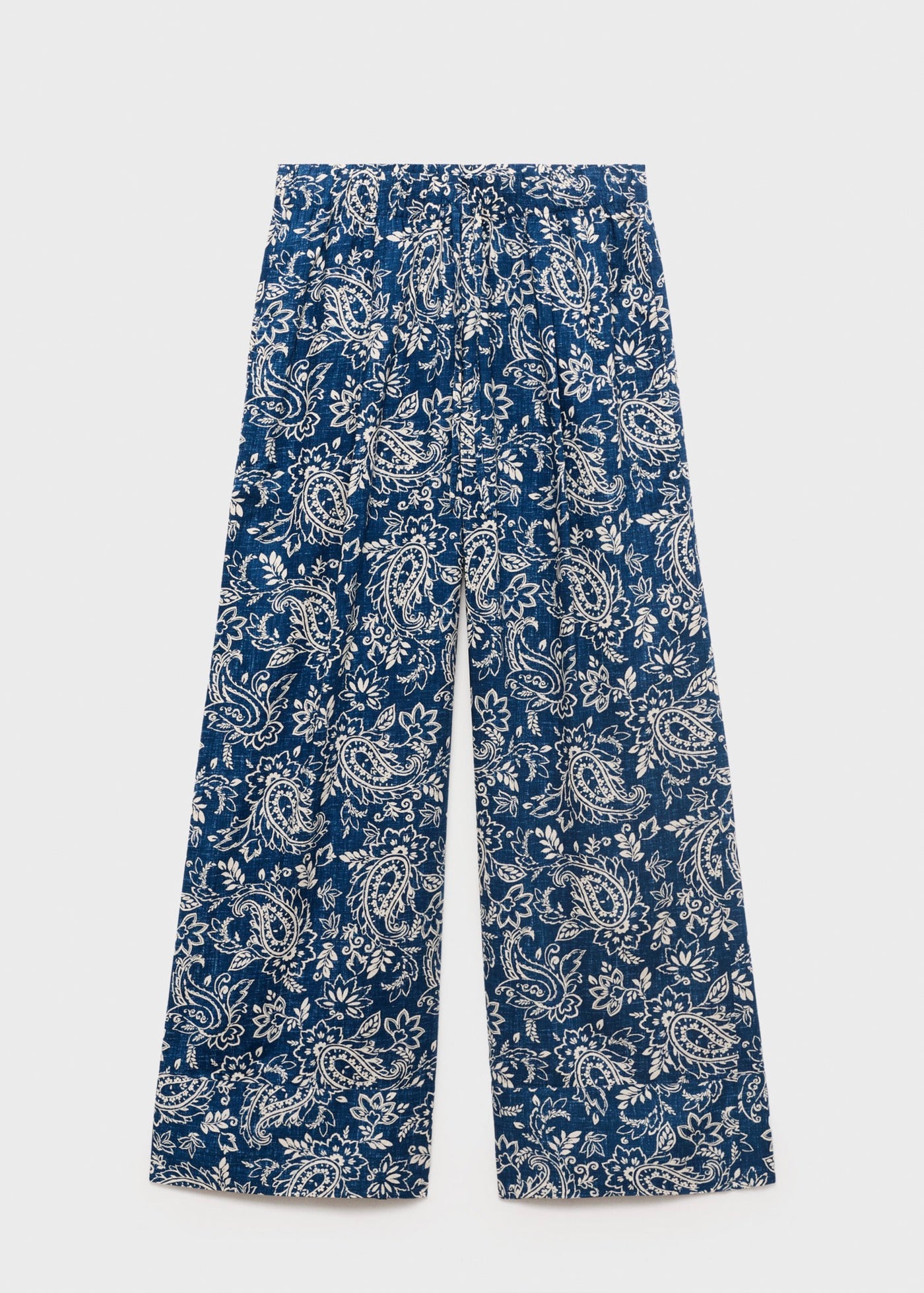 Pantalon Imprimé Coton - Blue