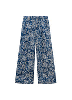 Pantalon Imprimé Coton - Blue